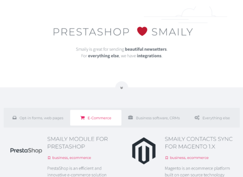 Smaily Apps and Integrations Directory