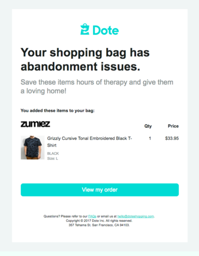 Abandoned Cart Email Marketing Strategy