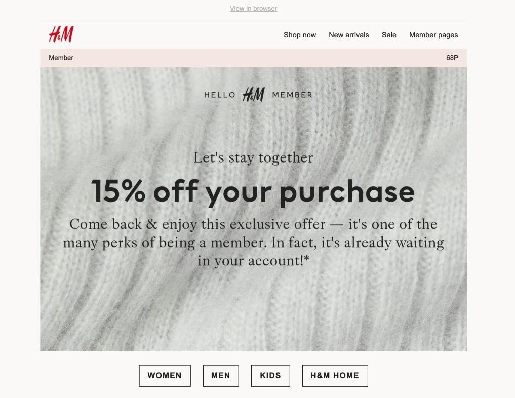 H&m discount code outlet feb 2019