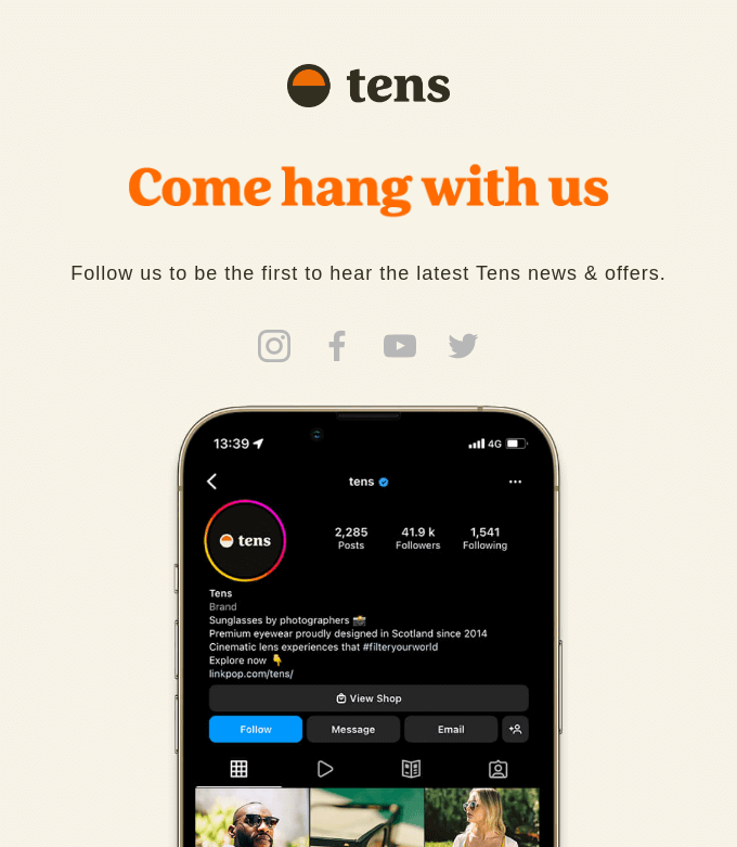 Email marketing, Tens' example