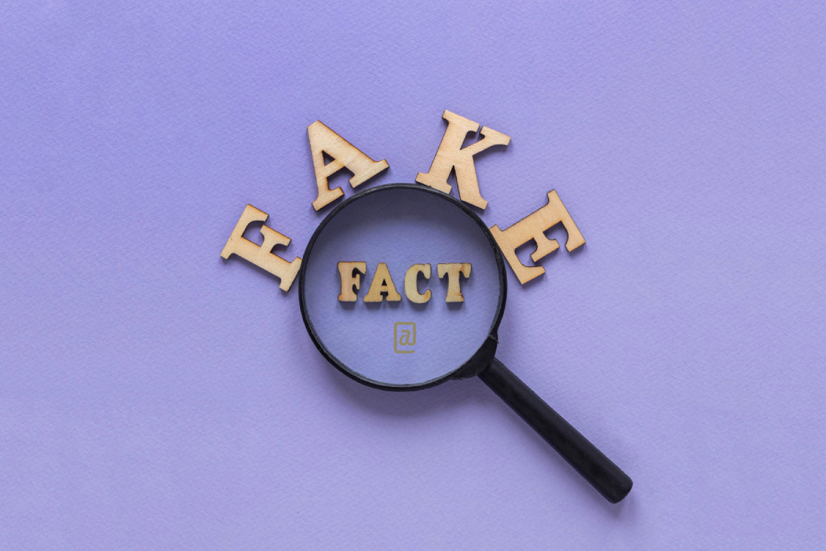 Fake fact image symbolizing email marketing myths