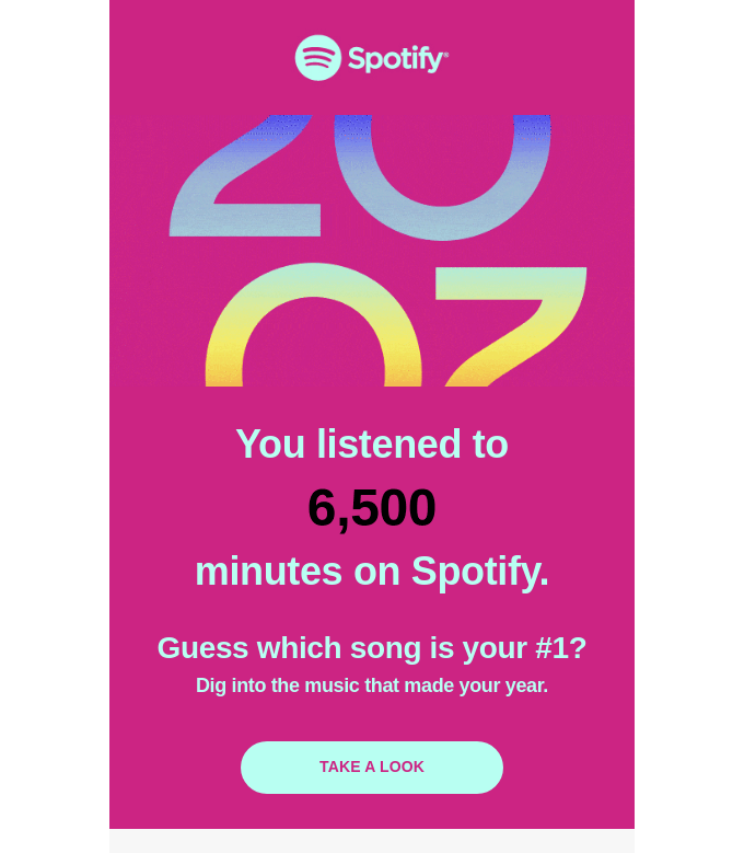 Word-of-mouth marketing, Spotify example