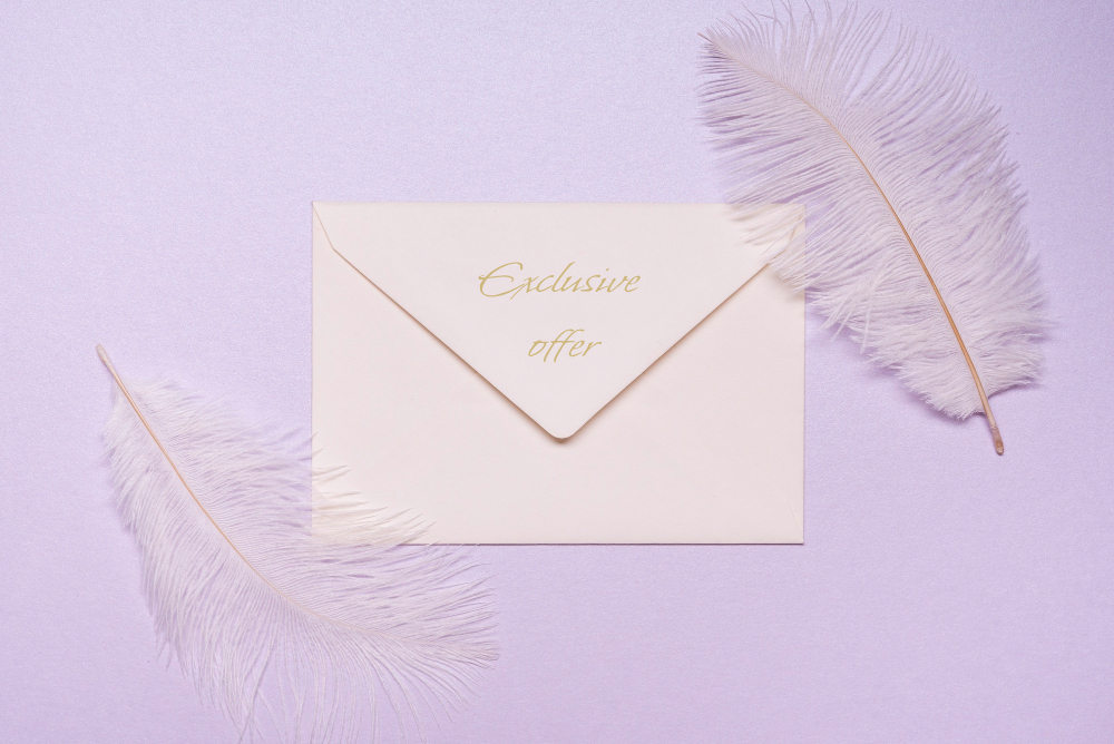 Exclusive offer envelope symbolizing email marketing