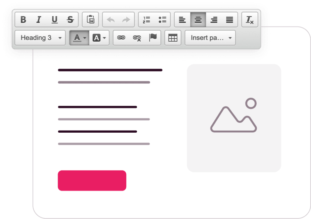 Template editor