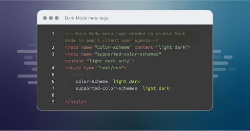 4. Dark mode meta tags