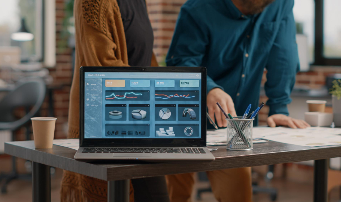 Marketers analyzing website data, symbolizing Boost website with email marketing analytics