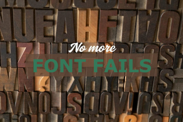 Using Web Safe Fonts